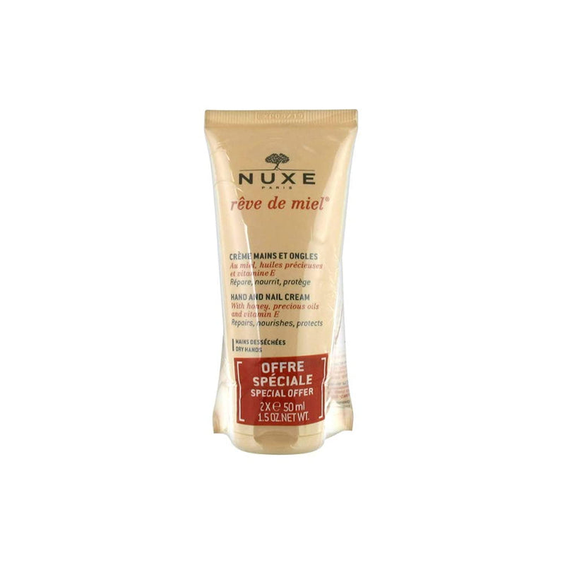 Nuxe Rêve De Miel Hand And Nail Cream Duo Gift Set 2 x 50ml Hand Creams