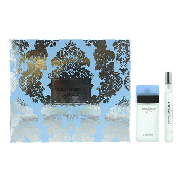 Dolce  Gabbana Light Blue Gift Set 25ml EDT Spray + 10ml EDT Spray