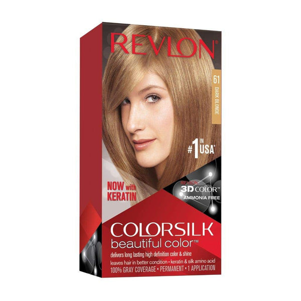 Revlon ColorSilk Permanent Hair Colour - 61 Dark Blonde