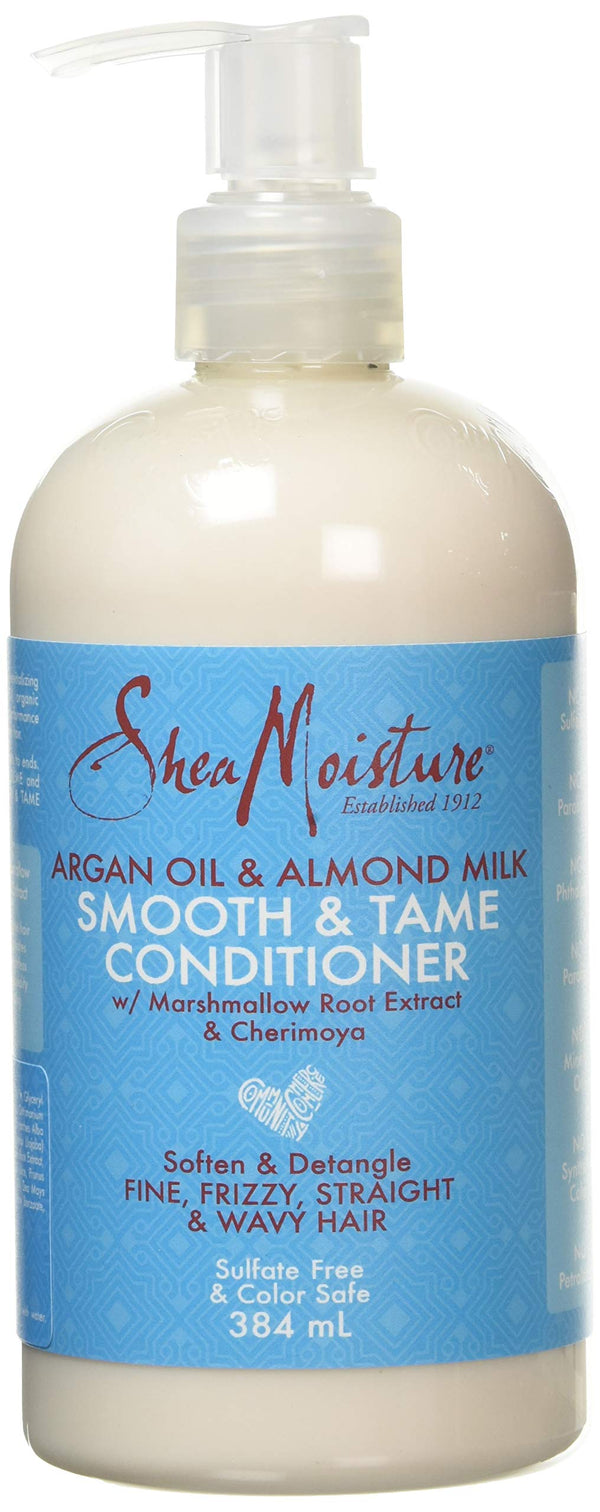 Shea Moisture Argan Oil  Almond Milk Smooth  Tame Conditioner 384ml