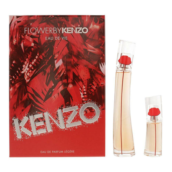 Kenzo Flower By Kenzo Eau De Vie Gift Set 50ml EDP Spray + 15ml EDP Spray