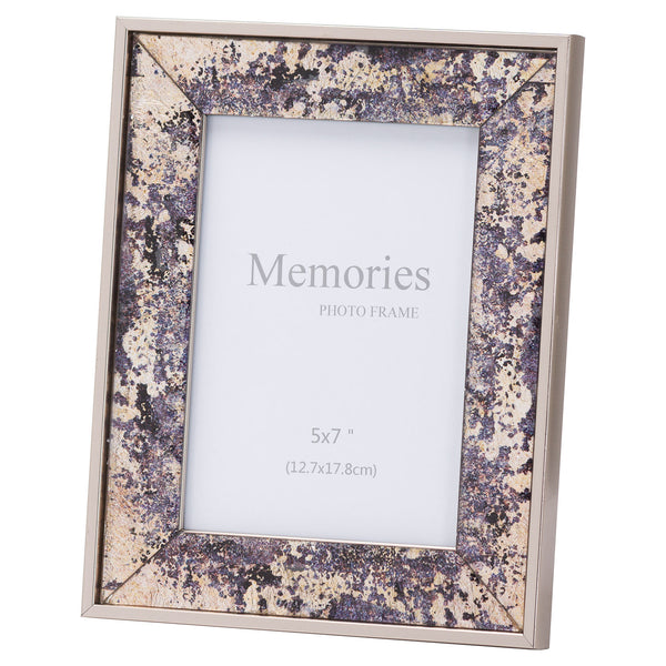 Silver Foil Metallic 5X7 Frame