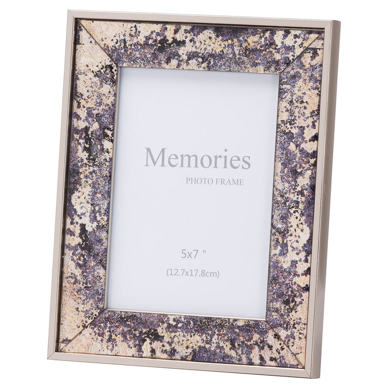Silver Foil Metallic 5X7 Frame