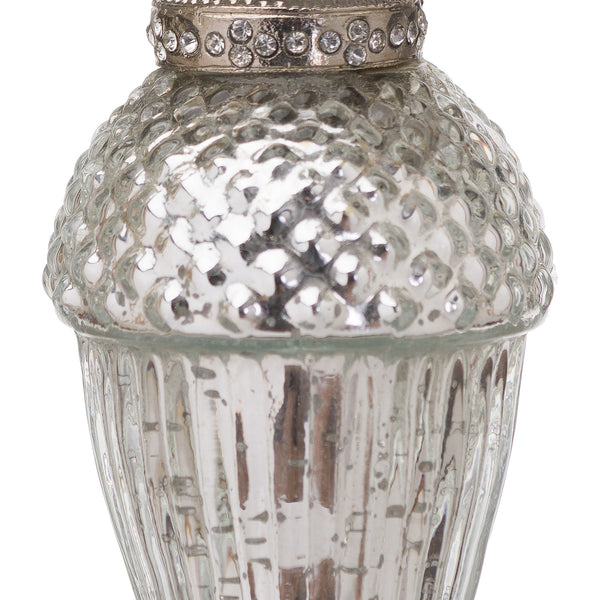 The Noel Collection Small Silver Hanging Acorn Decoration