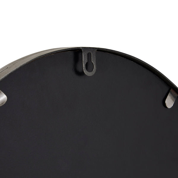 Antique Silver Quarterfoil Mirror