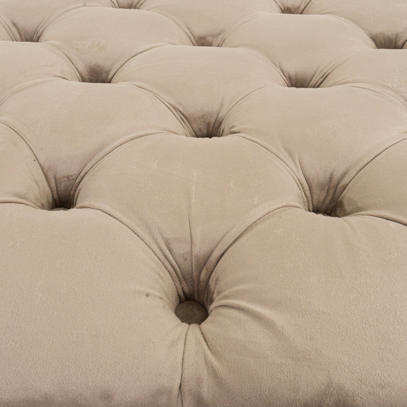 Chelsea Button Pressed Ottoman