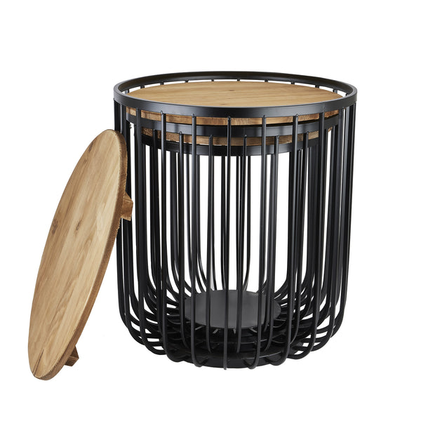 Set Of Three Industrial Side Tables