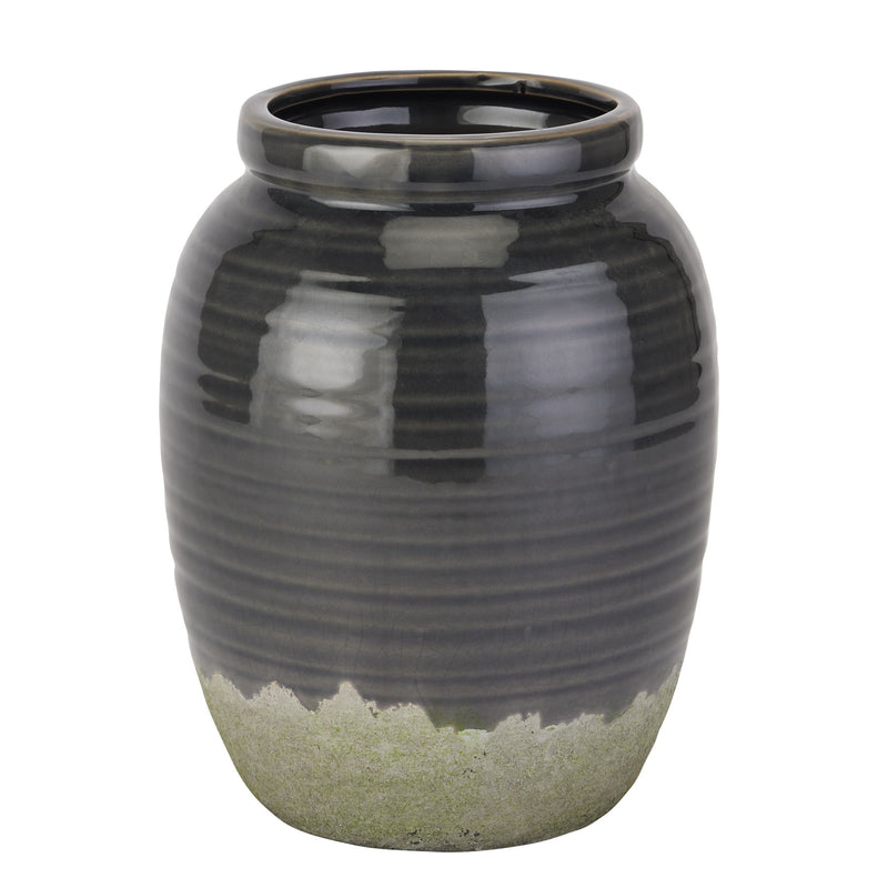 Seville Collection Navy Bulbous Vase