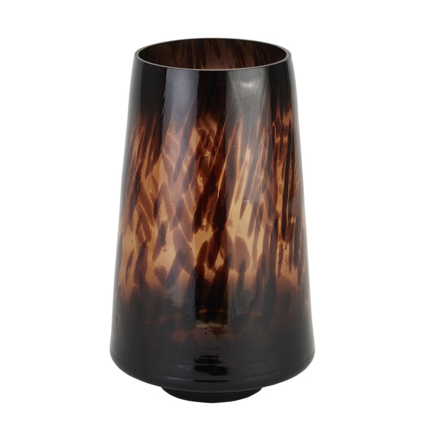 Amber Dapple Tapered  Vase