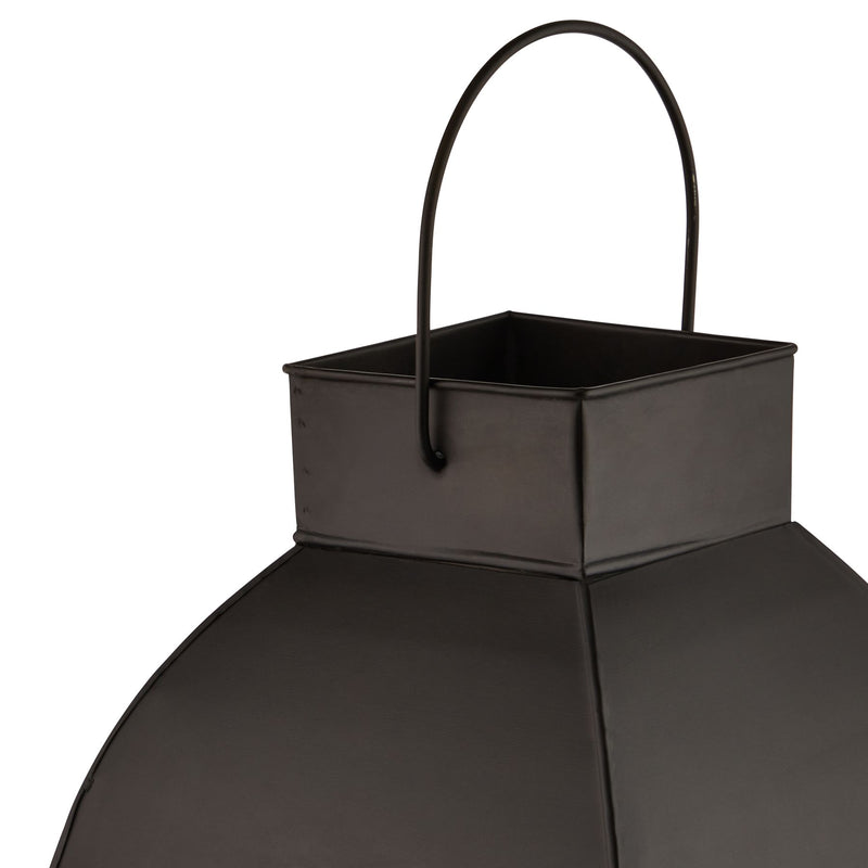 Black Dome Top Large Black Lantern