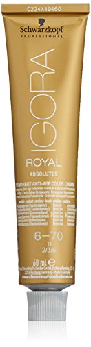 Schwarzkopf Igora Royal Absolutes Anti-Age Permanent Color Creme 60ml - 6-70
