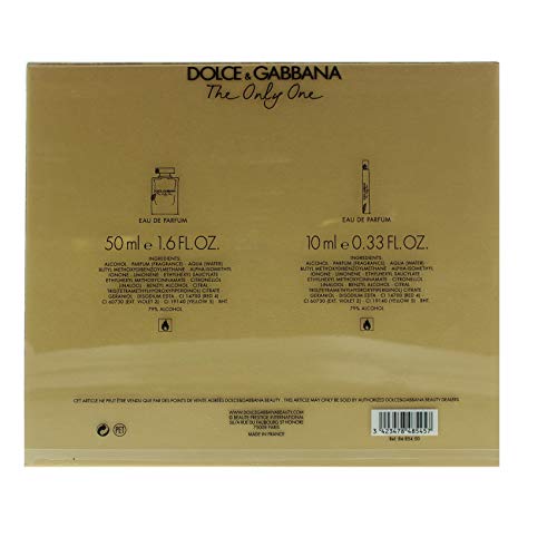 Dolce  Gabbana The Only One Gift Set 50ml EDP + 10ml EDP