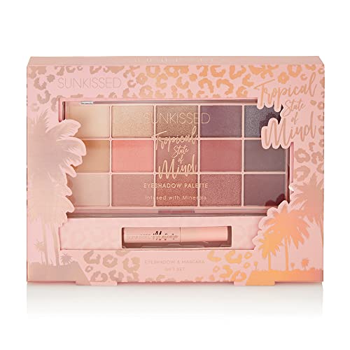 Sunkissed Tropical State of Mind Eye Shadow Palette 15 x 1.7g Eye Shadow + 4ml Mascara