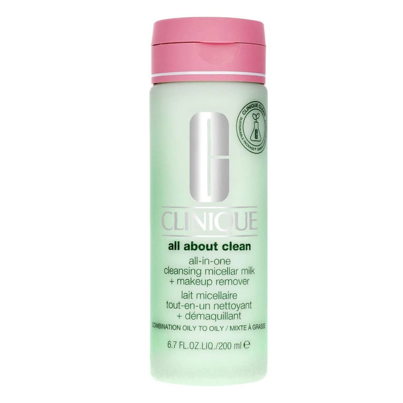 Clinique All About Clean All-In-One Cleansing Micellar Milk + Makeup Remover 200ml - Combination Oily To Oily Skin