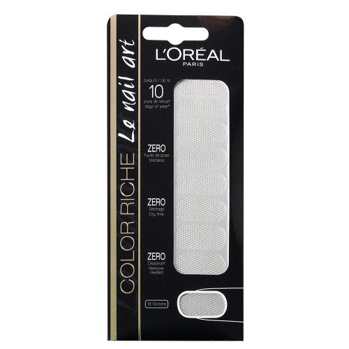 LOreal Color Riche Le Nail Art Stickers 18 Stickers - 012 Diamant Eternel