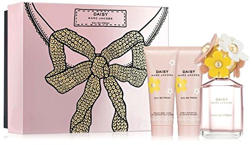 Marc Jacobs Daisy Eau So Fresh Gift Set 75ml EDT + 75ml Body Lotion + 75ml Shower Gel