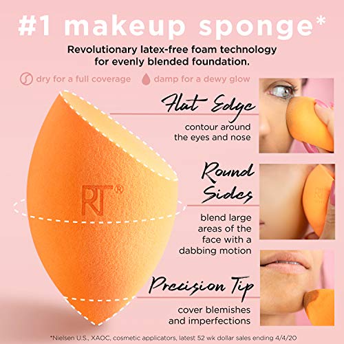 Real Techniques Base Miracle Complexion Sponge Gift Set Sponge + Travel Case
