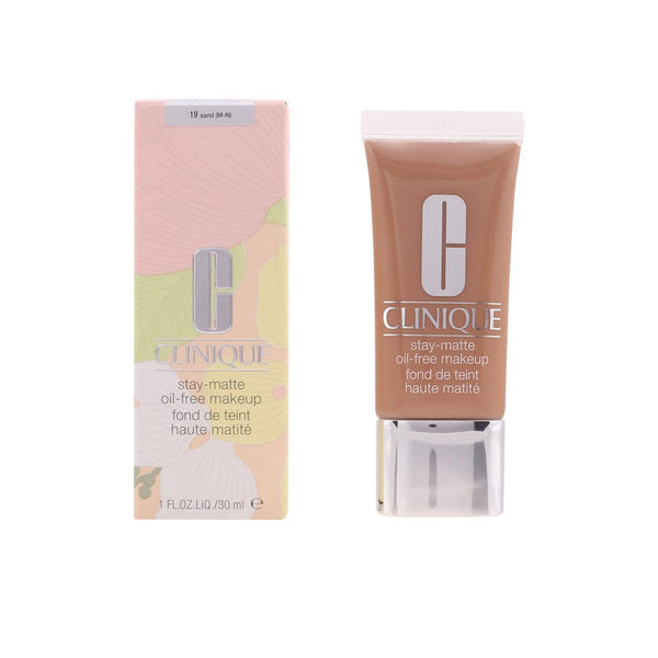 Clinique Stay-Matte Oil-Free Makeup Foundation 30ml - 19 Sand