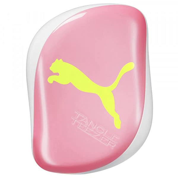 Tangle Teezer X Puma Compact Styler Detangling Hair Brush - Neon Yellow