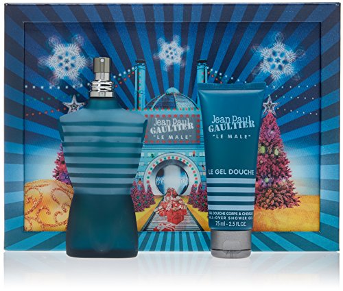 Jean Paul Gaultier Le Male Gift Set 125ml EDT + 75ml All Over Shower Gel (Christmas Edition)