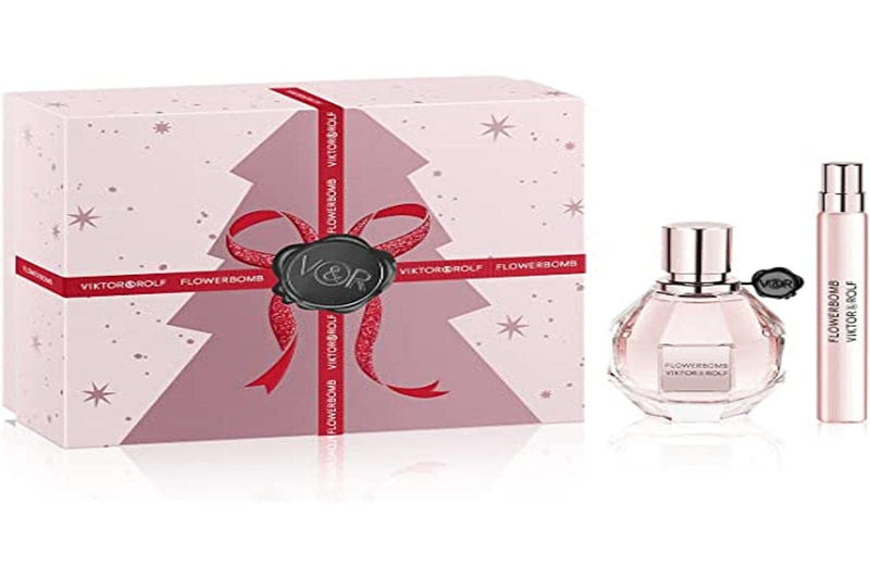 Viktor  Rolf FlowerBomb Christmas Edition Gift Set 50ml EDP + 10ml EDP