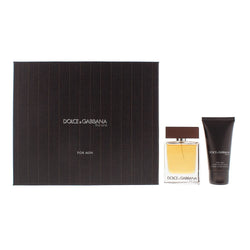 Dolce  Gabbana The One For Men Gift Set 50ml EDT + 50ml Aftershave Balm