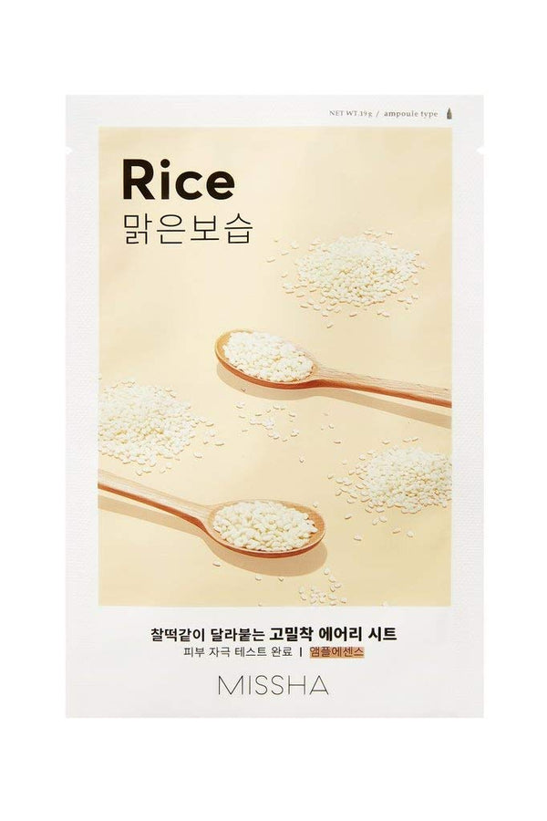 Missha Airy Fit Sheet Mask 19g - Rice