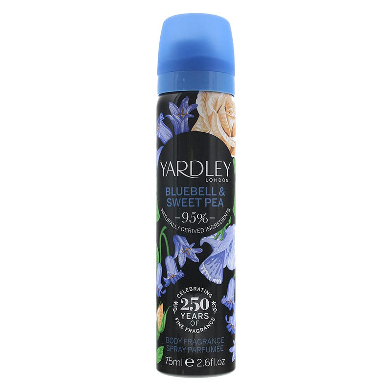 Yardley English Bluebell  Sweet Pea 75ml Body Spray