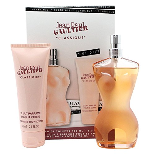 Jean Paul Gaultier Classique Gift Set 100ml EDT + 75ml Body Lotion