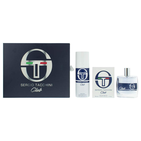 Sergio Tacchini Club Gift Set 50ml EDT + 150ml Deodorant Spray