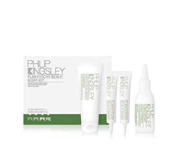 Philip Kingsley Flaky/Itchy Scalp 8-Day Kit 75ml Shampoo + 75ml Toner + 2 x 20ml Masks