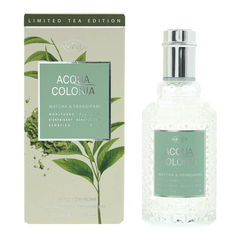 Mäurer  Wirtz 4711 Acqua Colonia Matcha  Frangipani Eau de Cologne 50ml Spray