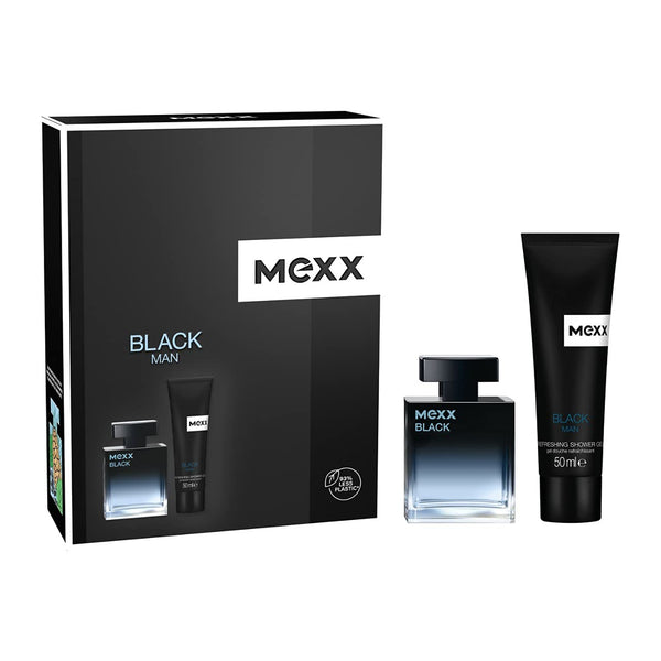 Mexx Black Man Gift Set 30ml EDT + 50ml Shower Gel
