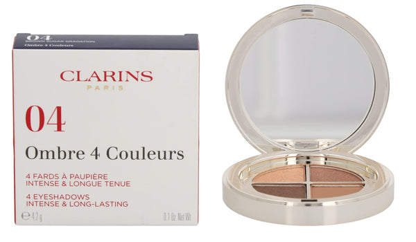 Clarins Ombre 4-Colour Eyeshadow Palette 4.2g - 04 Brown Sugar Gradation
