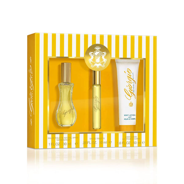 Giorgio Beverly Hills Giorgio Yellow Gift Set 30ml EDT + 50ml Body Lotion + 10ml EDT