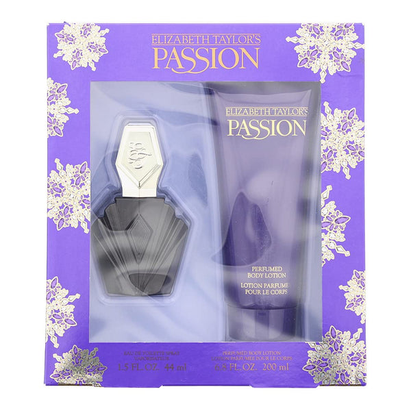 Elizabeth Taylor Passion Gift Set 44ml EDT + 200ml Body Lotion