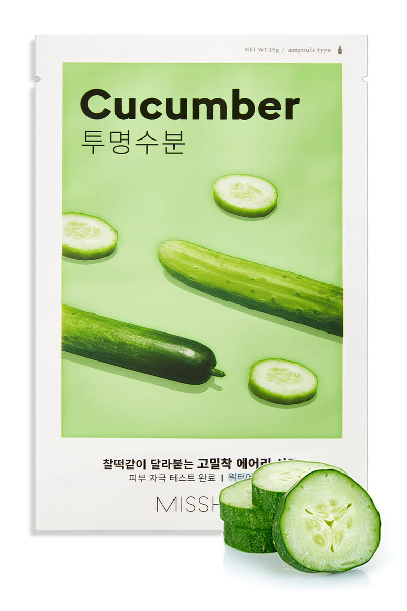 Missha Airy Fit Sheet Mask 19g - Cucumber