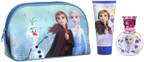 Disney Frozen II Gift Set 50ml EDT + 100ml Shower Gel + Toiletry Bag