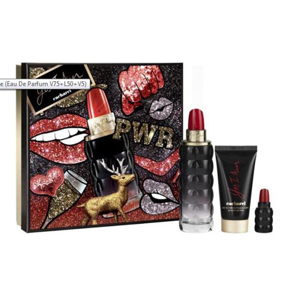 Cacharel Yes I Am Gift Set 75ml EDP + 5ml EDP + 50ml Body Lotion