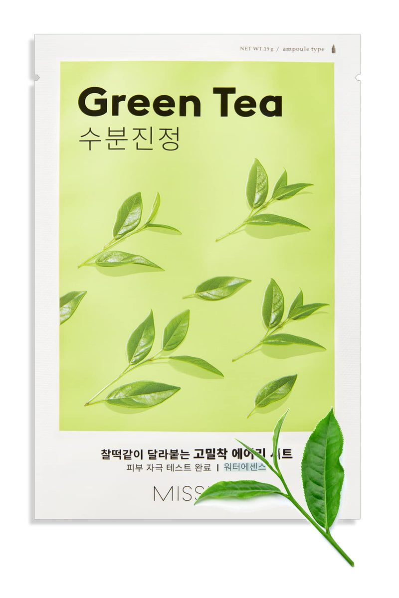 Missha Airy Fit Sheet Mask 19g - Green Tea