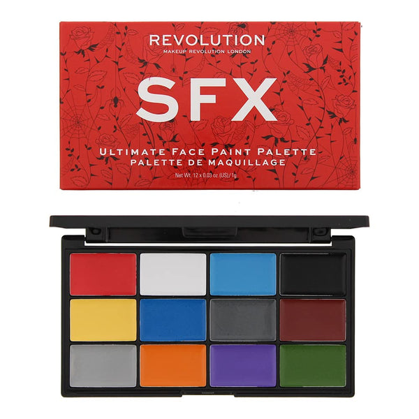 Makeup Revolution Creator Revolution SFX Metallic Face Paint Palette 12g