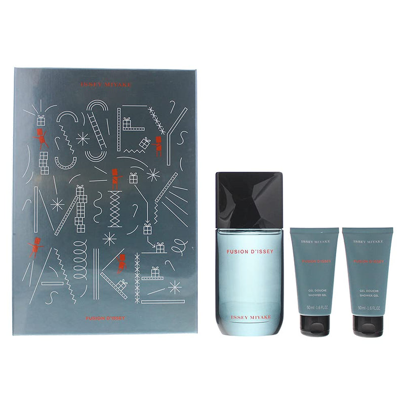 Issey Miyake Fusion dIssey Gift Set 100ml EDT + 50ml Shower Gel + 50ml Shower Gel