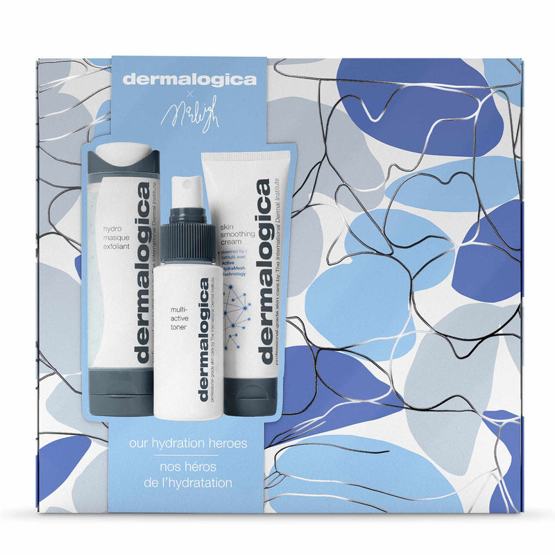Dermalogica Our Hydration Heroes Gift Set 50ml Hydro Masque Exfoliant + 50ml Multi-Active Toner + 50ml Skin Smoothing Cream