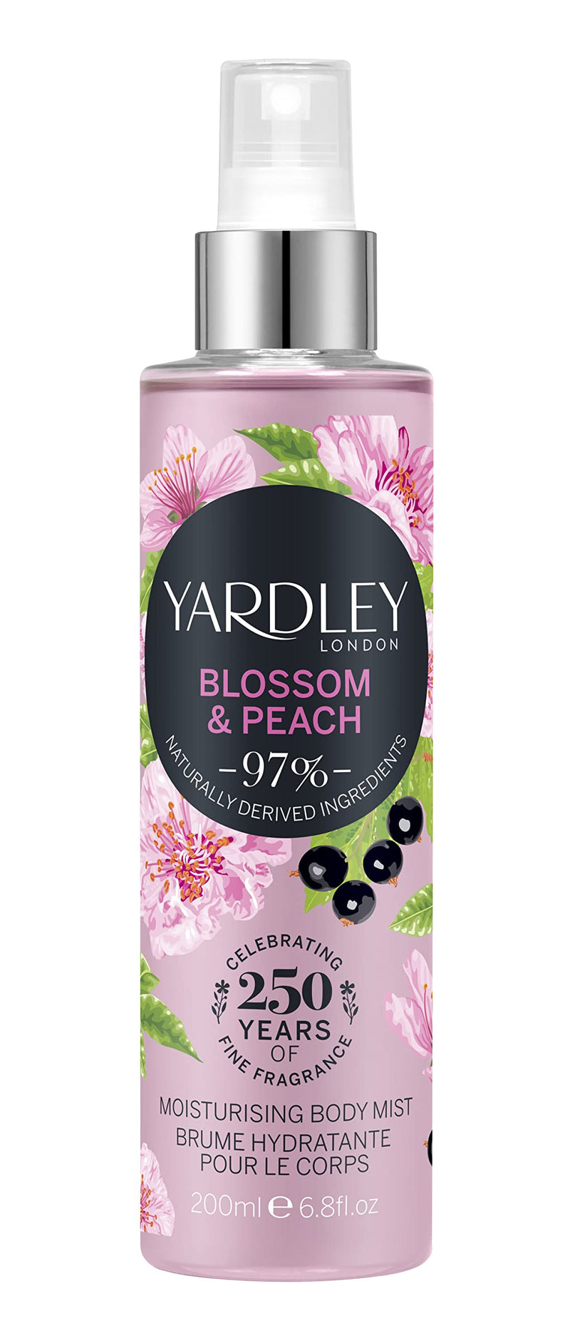 Yardley Blossom  Peach Body Spray 200ml