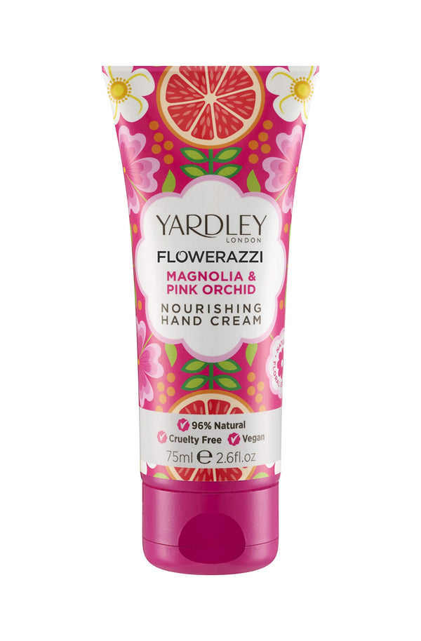 Yardley Flowerazzi Magnolia  Pink Orchid Hand Cream 75ml