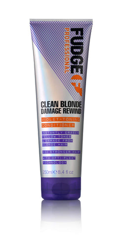 Fudge Clean Blonde Damage Rewind Violet Toning Conditioner 250ml