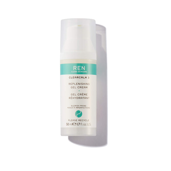 Ren Clearcalm 3 Replenishing Gel Cream Facial Moisturiser 50ml