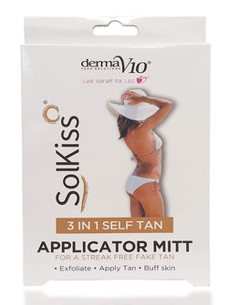 Derma V10 3 in 1 Self Tan Applicator Mitt 1g