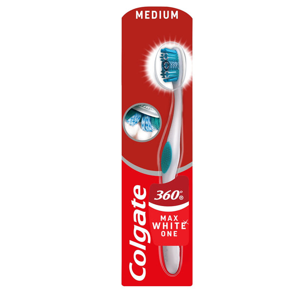 Colgate Max White 360º One Toothbrush Medium
