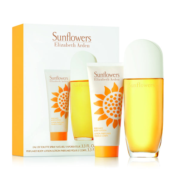 Elizabeth Arden Sunflowers Gift Set 100ml EDT + 100ml Body Lotion
